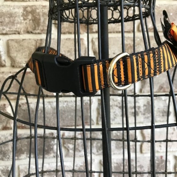 Halloween dog collar Large/XL Jack O Lantern Trick or Treat Costume Party - Picture 4 of 10